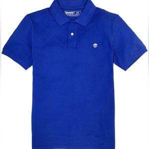 new timberland regular fit pique blue polo